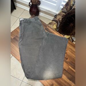 Carhartt Relaxed Work Pants Size 36 x 32 Grey